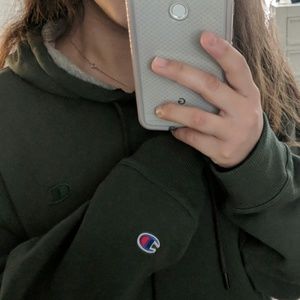 Army Green Champion Hoodie